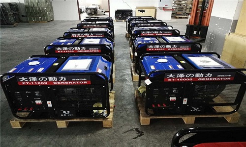 發(fā)往河南10套10kw汽油發(fā)電機